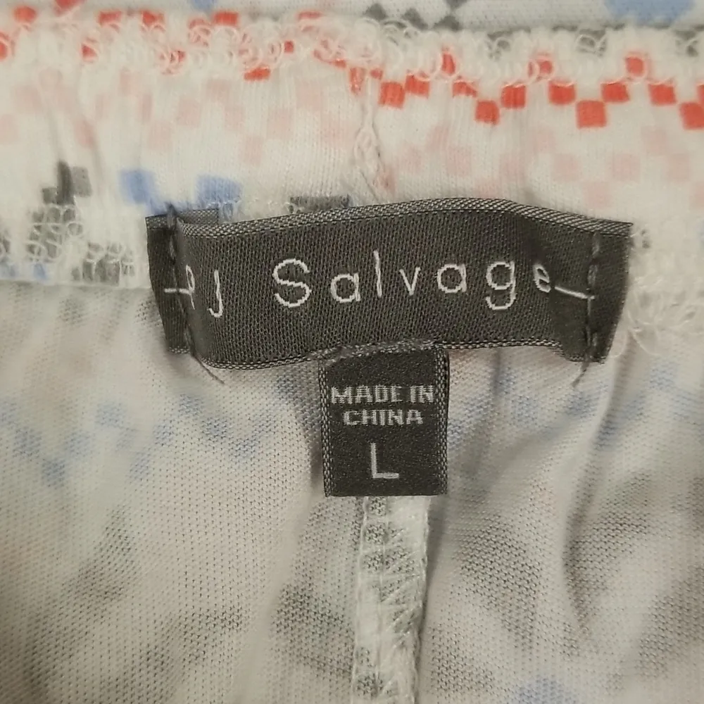 💕PJ SALVAGE💕 Long Sleeve Top & Pants 2-Piece Pajama Set Fair Isle Print L NWT - Image 11