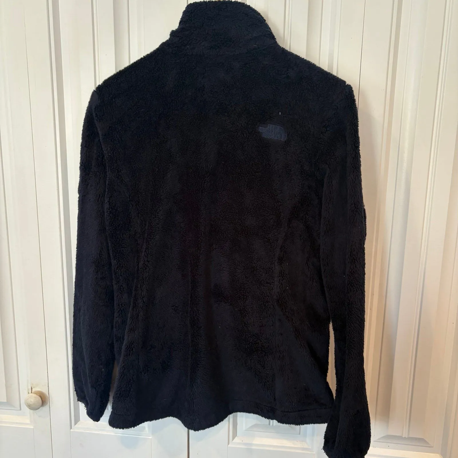 The North Face Navy Fleece Zip Up Jacket Size Medium - Image 2