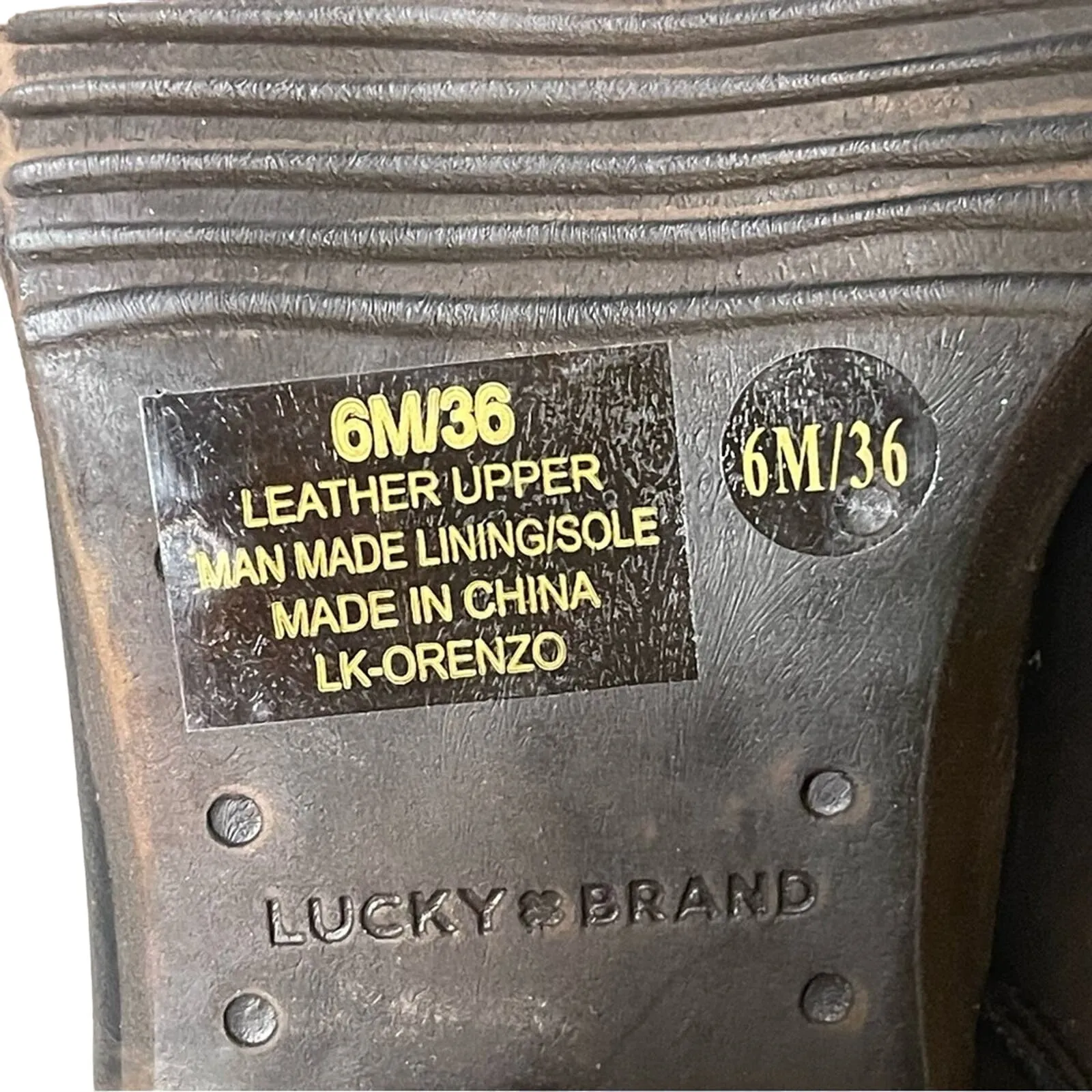 Lucky Brand Orenzo Ankle Moto Boots Black Leather Women's Size 6 - Image 10