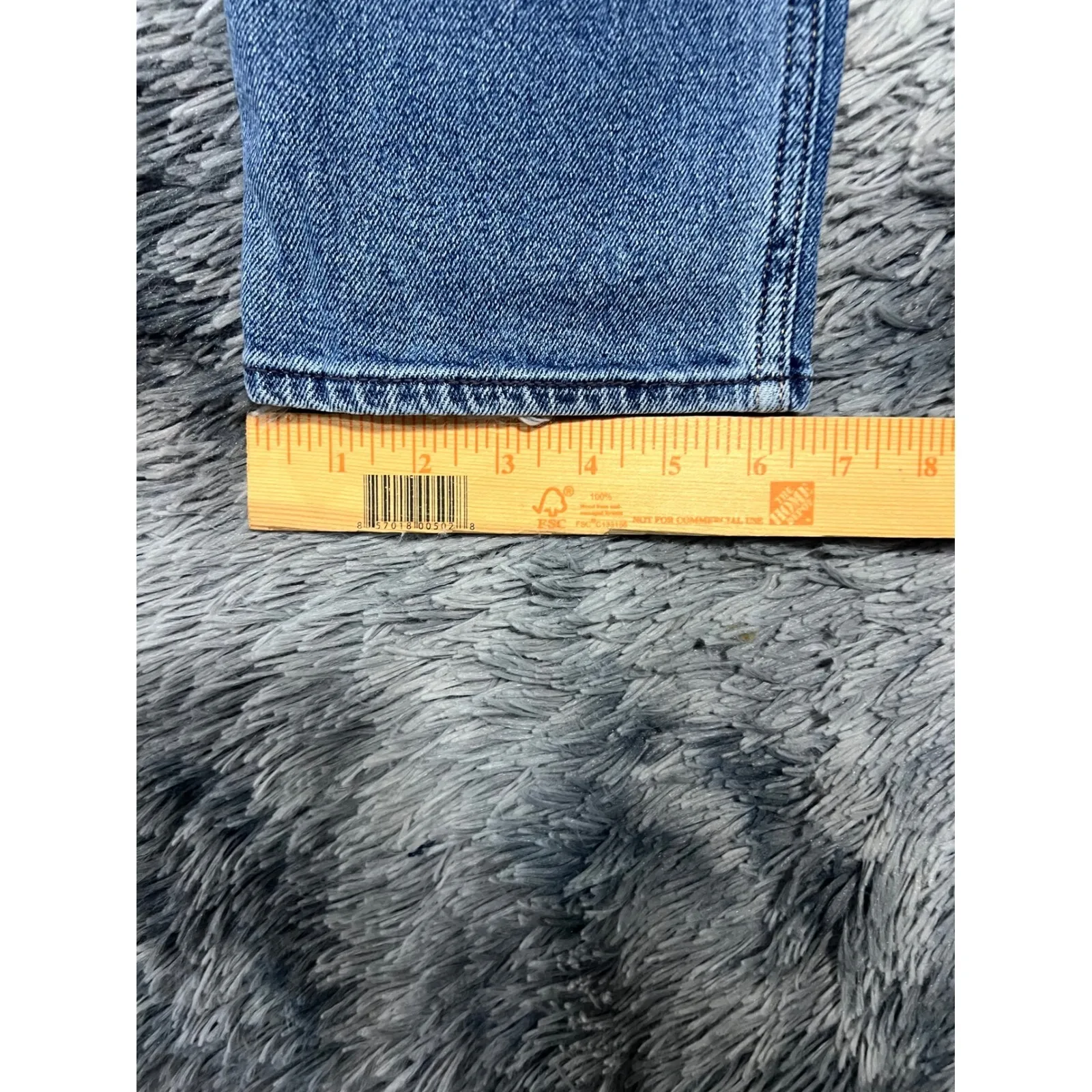HOLLISTER‎ CLASSIC STRAIGHT MEDIUM BLUE DISTRESSED JEANS 24x27 - Image 8