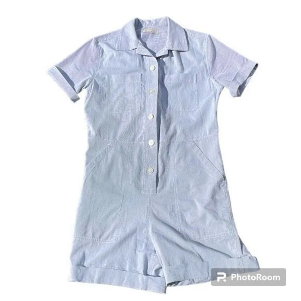 ✨Everlane The Cotton Weave Romper✨ - Image 9