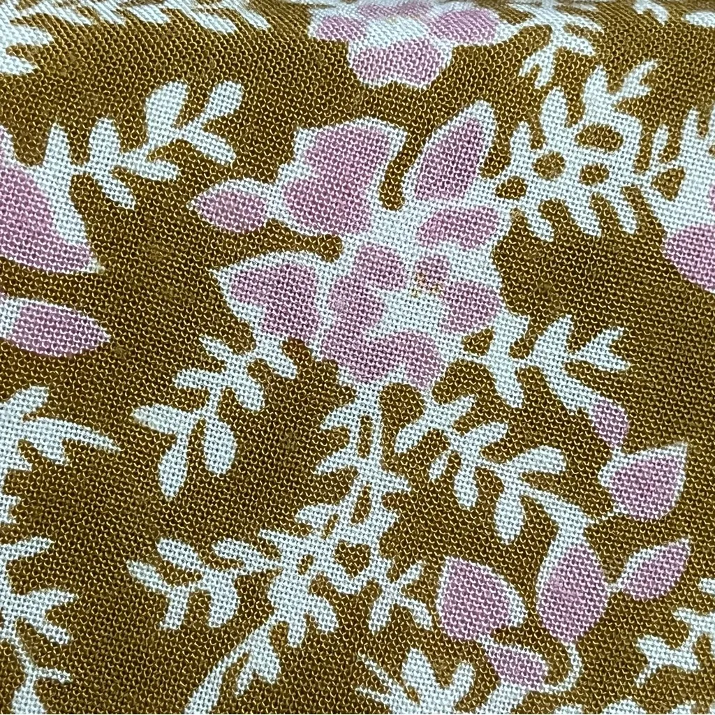 Natural Life Floral Peasant Mini Dress Womens M Boho Hippie Fairy Forest - Image 9