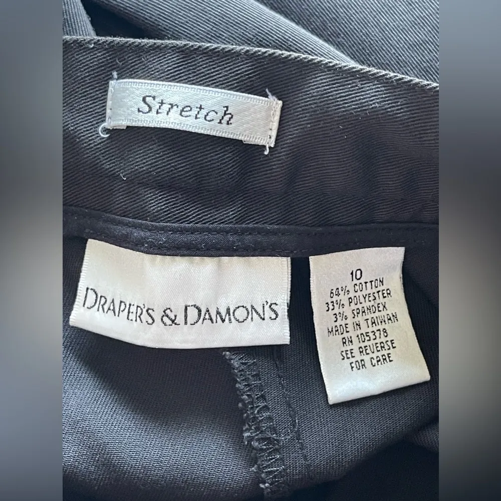 Draper’s & Damon’s Women Summer Embroidered Cropped Capri Pants Size 10 - Image 9