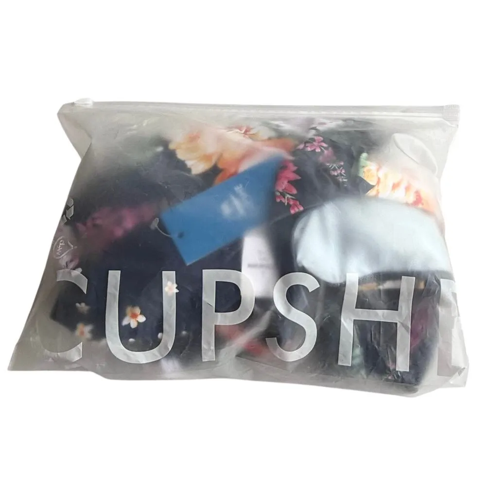 NEW Cupshe SWIMSUIT Women's LG Tropical Floral Cutout One-Piece Bathing Suit NWT - Image 12