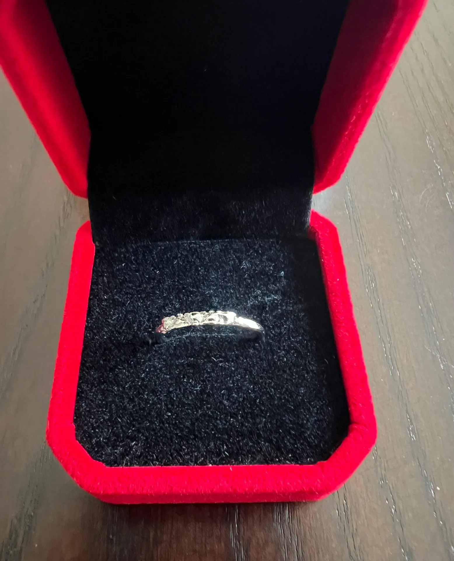 Women’s Stainless Steel Silver Ring Size 6 NWT - Image 2