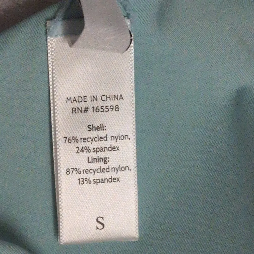 Andie The Skirt Bottom Attached Bikini Bottom CABLU Blue Swim Swimwear S New - Image 8