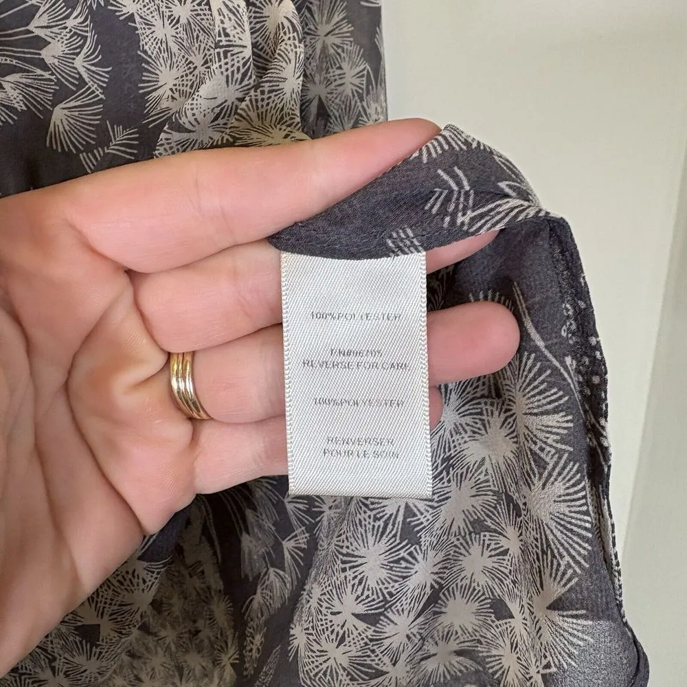 Rebecca‎ Taylor Sheer Faux lace up Blouse size 8 Ruffle - Image 9