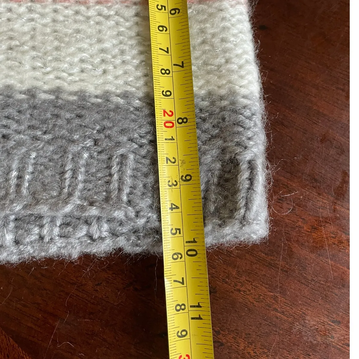 BCBGeneration Scarf Cowl Infinity Multicolored Pink White Gray - Image 4