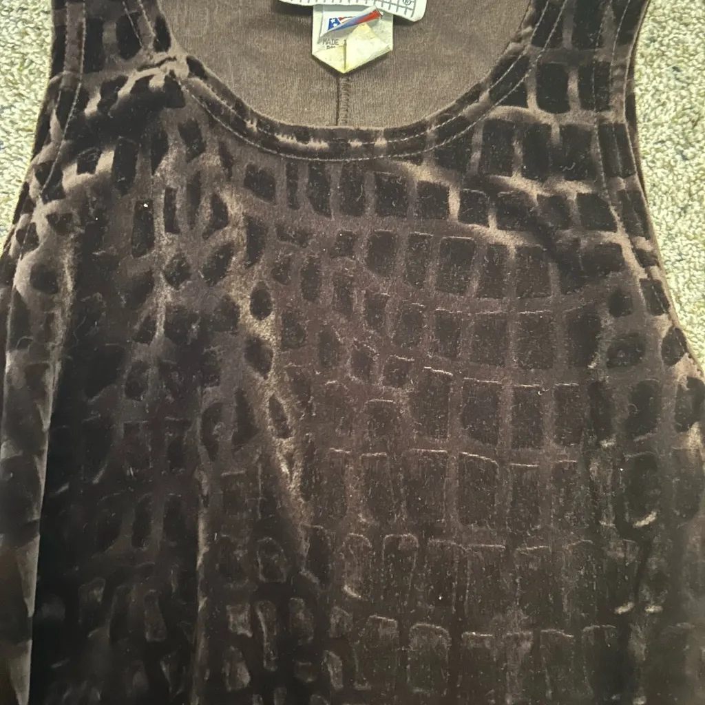 La Belle Chocolate Textured Mini Dress Brown - Image 3