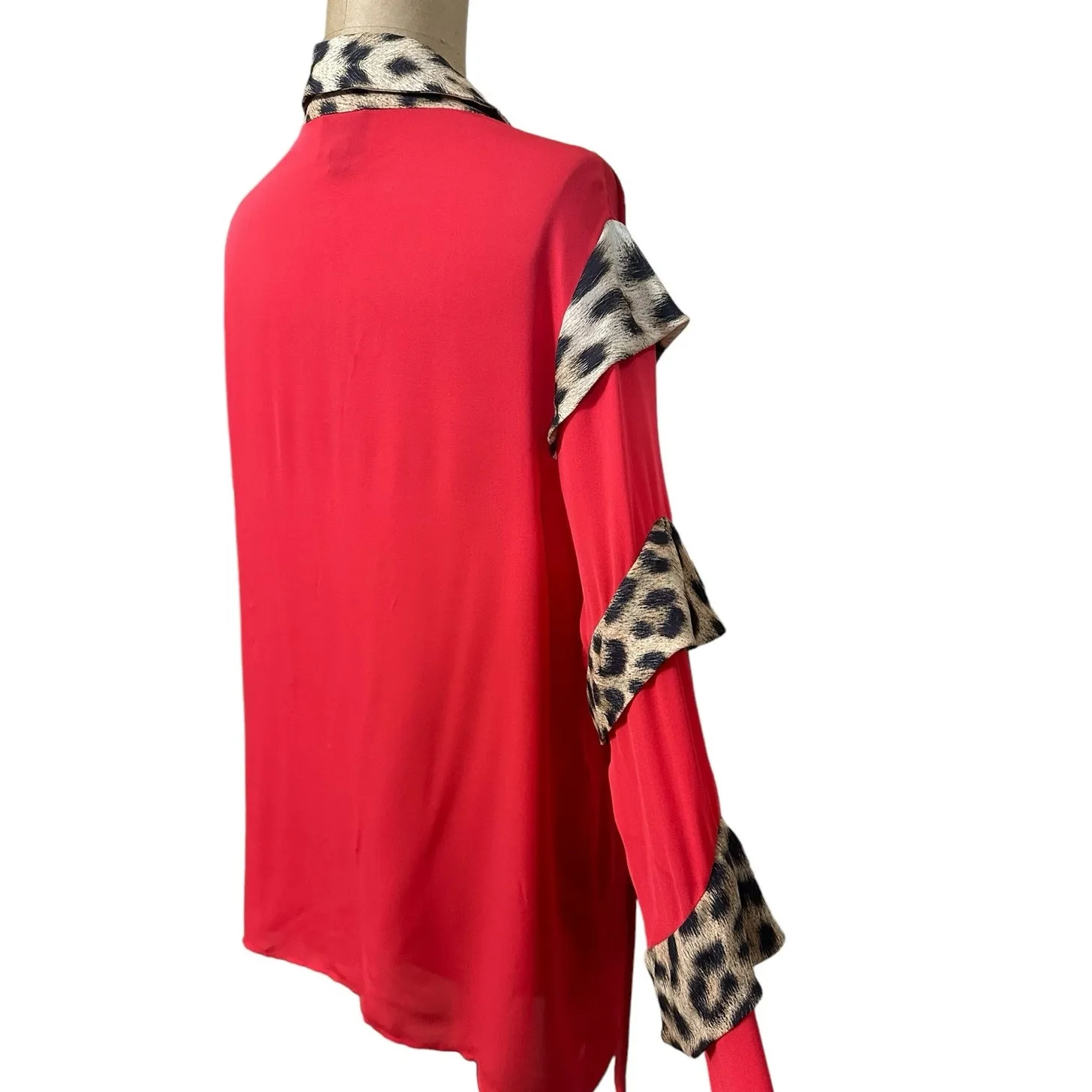 Just Cavalli  Silk Animal Print Blouse - Image 7