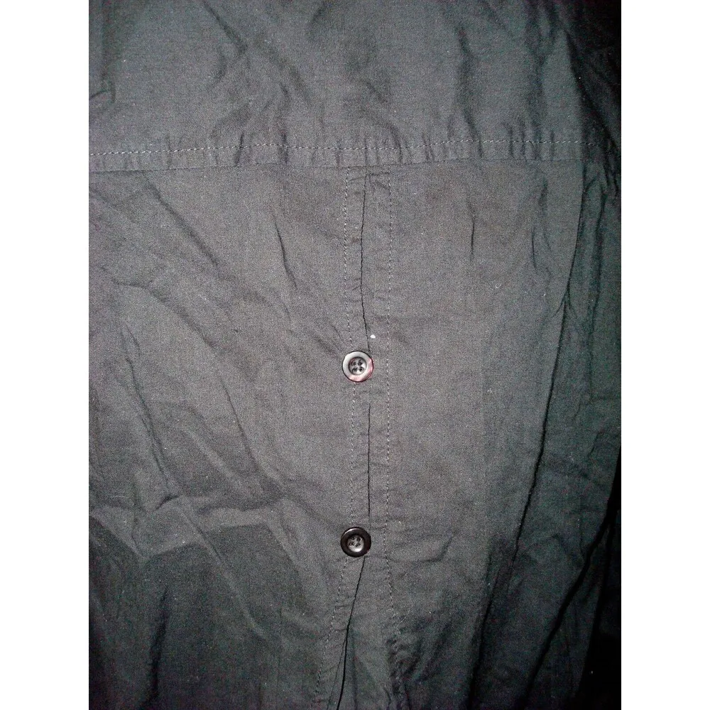 New NWT Womens Prana Black Shirt Dress Organic Tunic XS Coverup Mauzy Pockets - Image 11