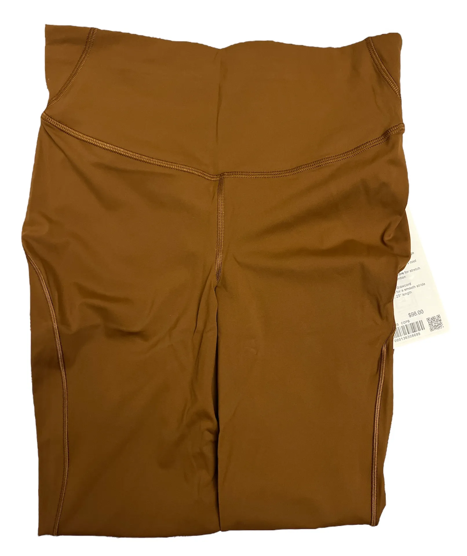 Base Pace High-Rise Running Tight 25” Copper Brown Size 8 New w/tag - Image 2