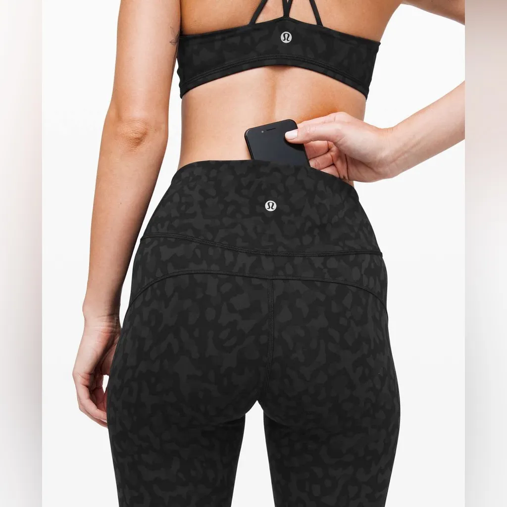 Lululemon In Movement Tight 25" *Everlux Formation Camo Deep Coal Multi (Size 2) - Image 3