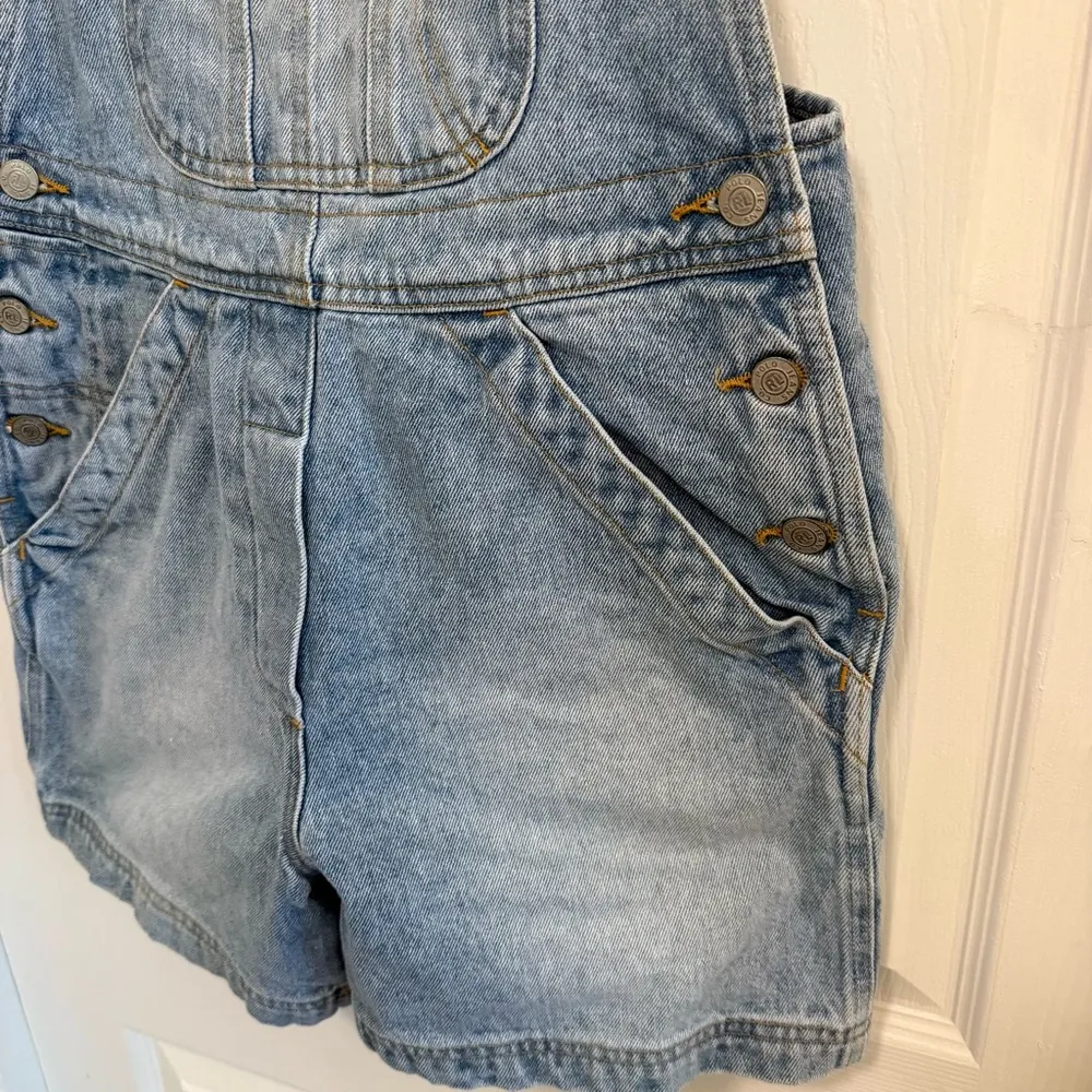 Like New Vintage Polo Jeans Co Ralph Lauren Overall Shorts - Image 4