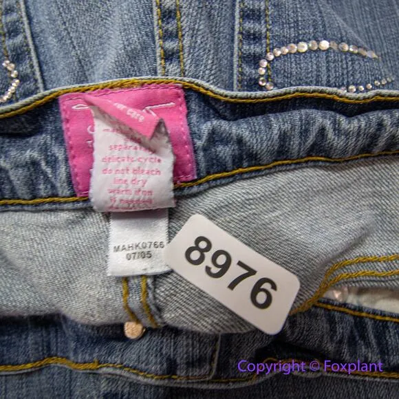Drew The Limited Vintage Y2K Low Rise Denim Jeans, women size‎ 12 - Image 12