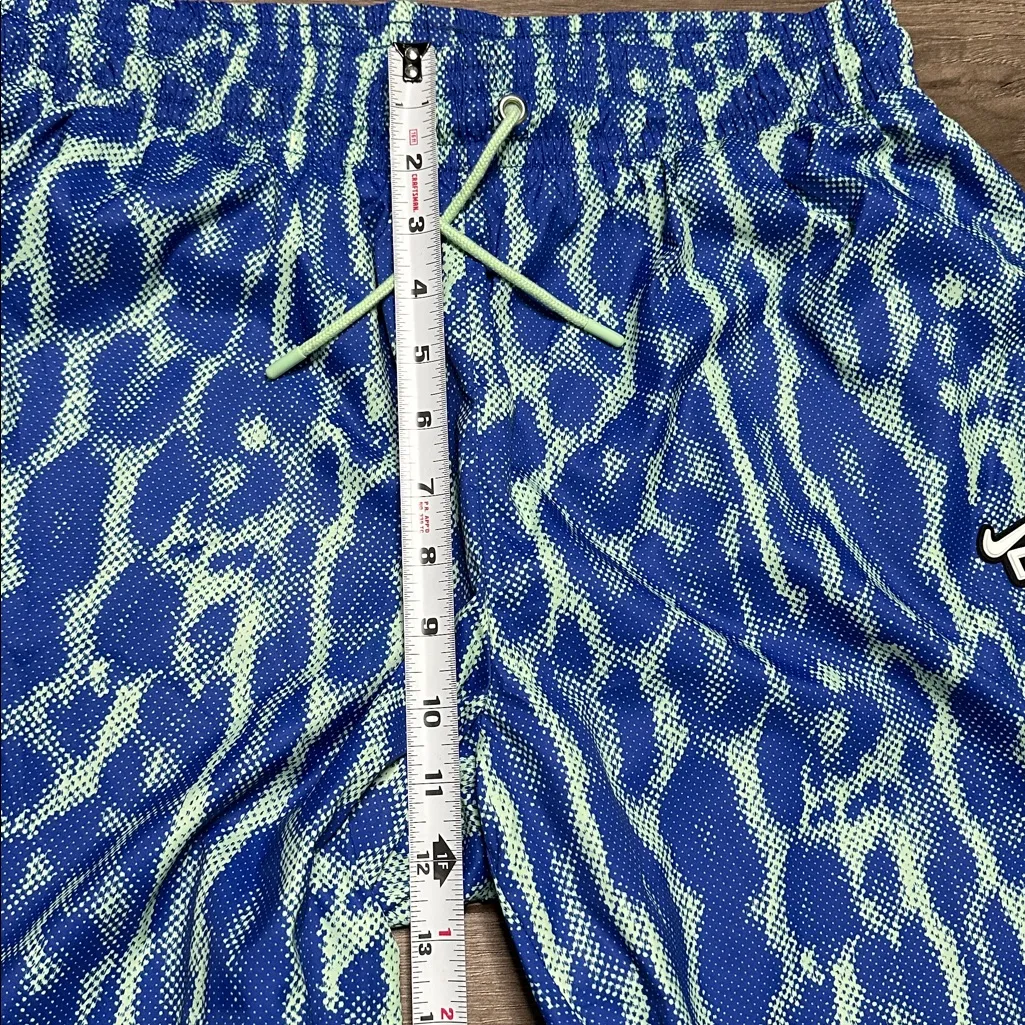 Nike Sportswear Woven High Rise Joggers Blue Green Cheetah DC0025-430 Medium - Image 11