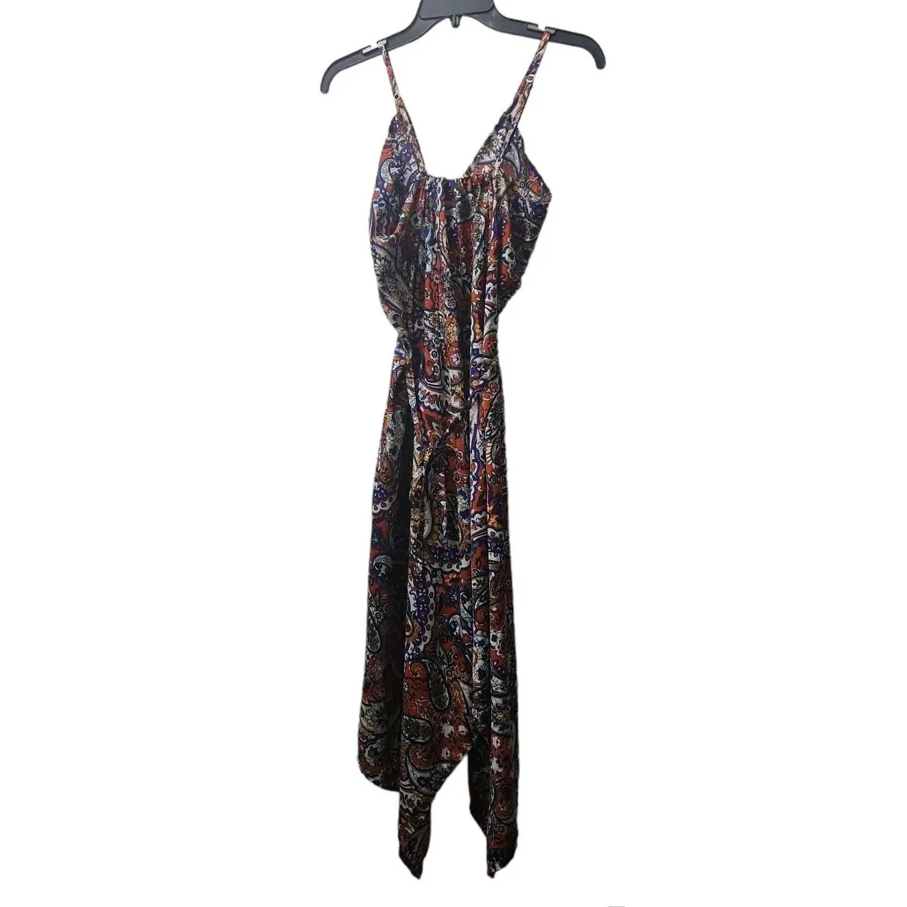 Earthbound Paisley Dress Sleeveless Casual Summer Sundress Boho‎ Chic Size Small - Image 2