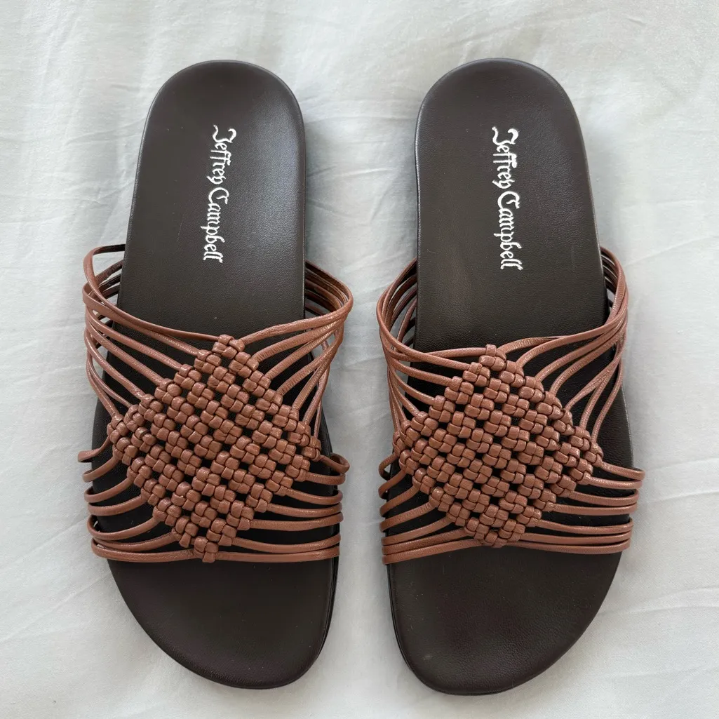 NEW Jeffrey Campbell Plait Sandals Sz 8 - Image 2