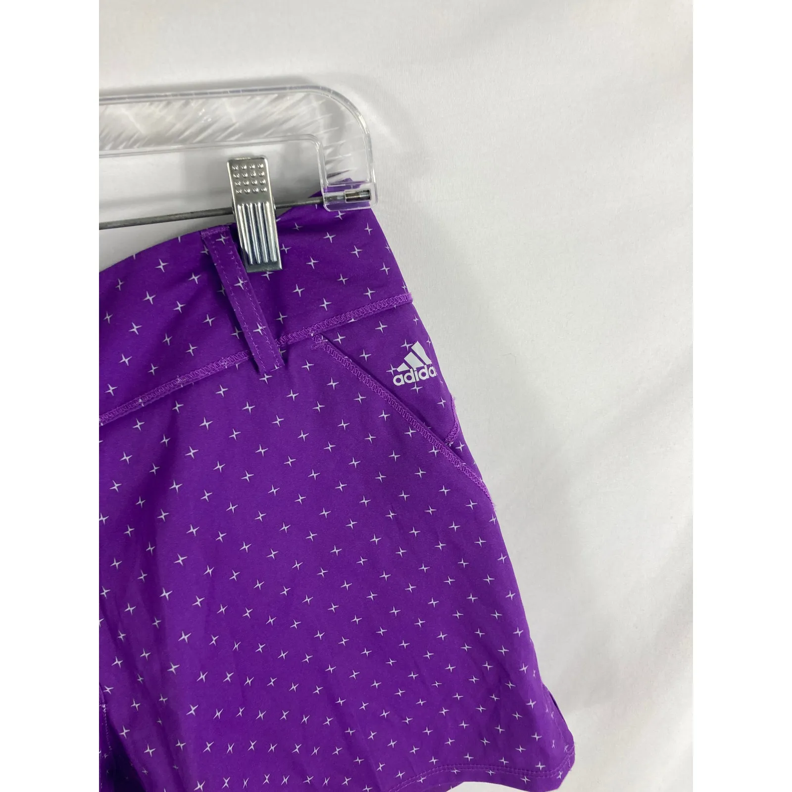 Adidas Adizero Purple Athletic Shorts Size 2 - Image 2