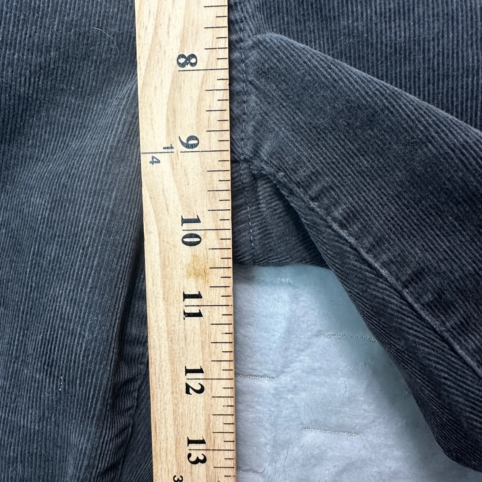 Talbots Petite Heritage Corduroy Pants Gray Flared Women 6p Academia Capsule - Image 7