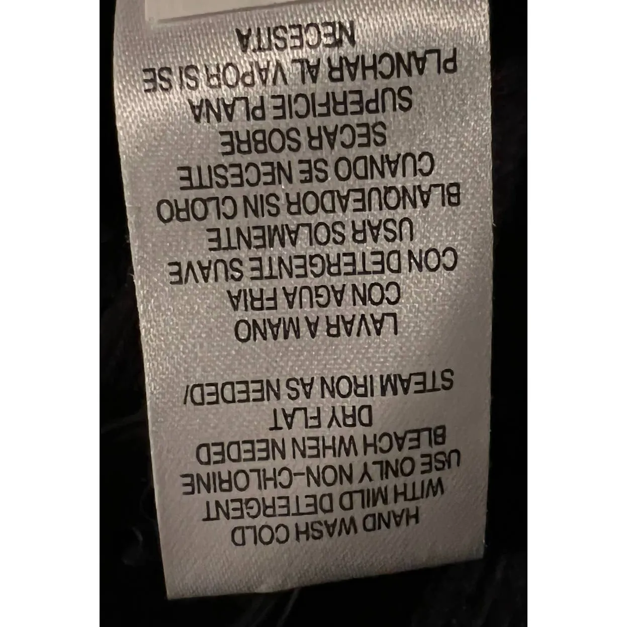 Sandra Darren Black Cowl Neck Sweater Dress Blue Green‎ Gray White Size L - Image 5