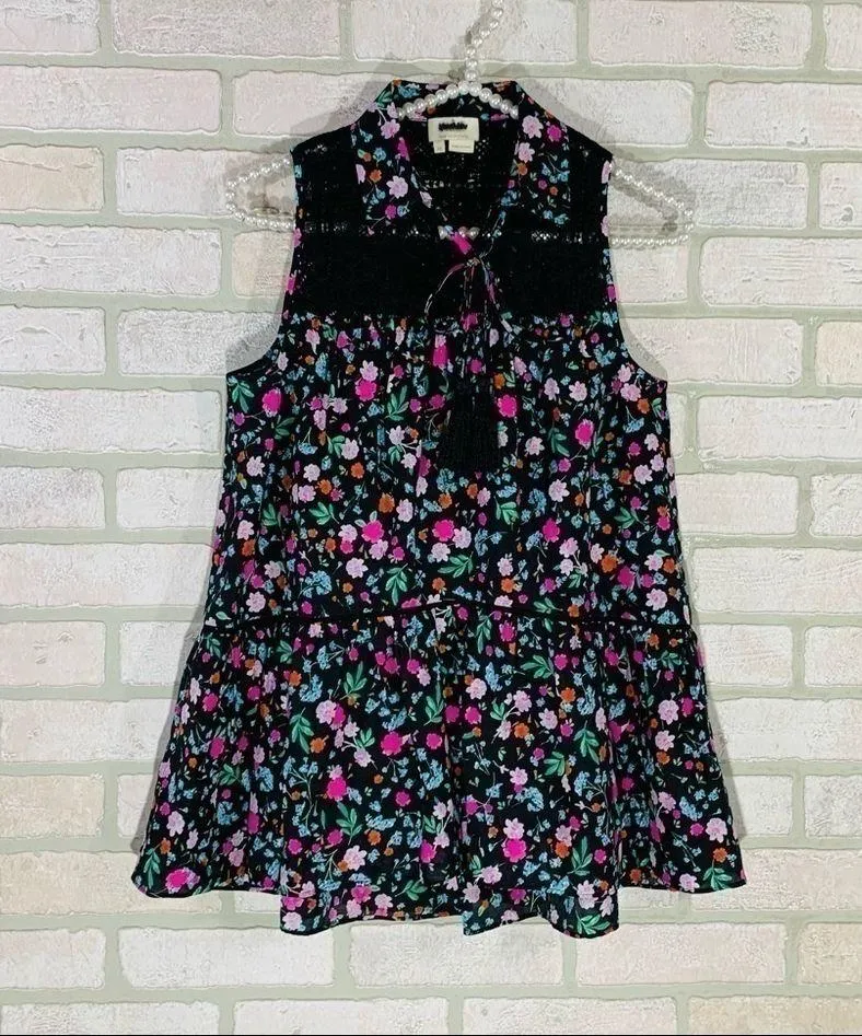 Kate Spade Greenhouse Lace Yoke Floral Top Size XS - Image 5