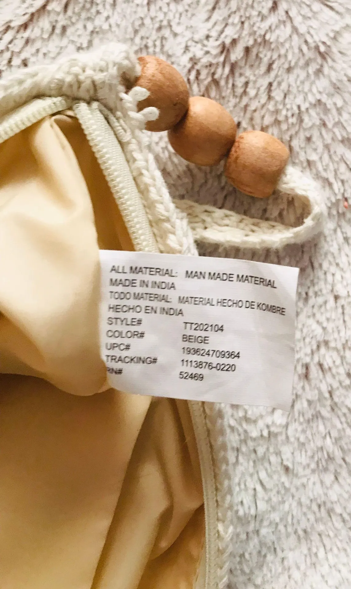 Woven Bohemian Purse Tan - Image 7