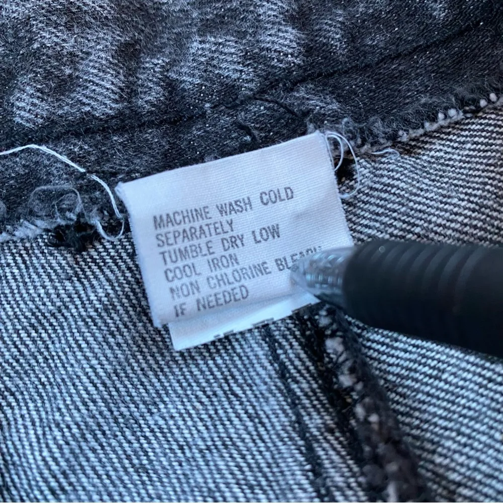 Vintage BonJour Goth Hip Hop Punk High Waisted 100% Cotton Jeans - Image 10