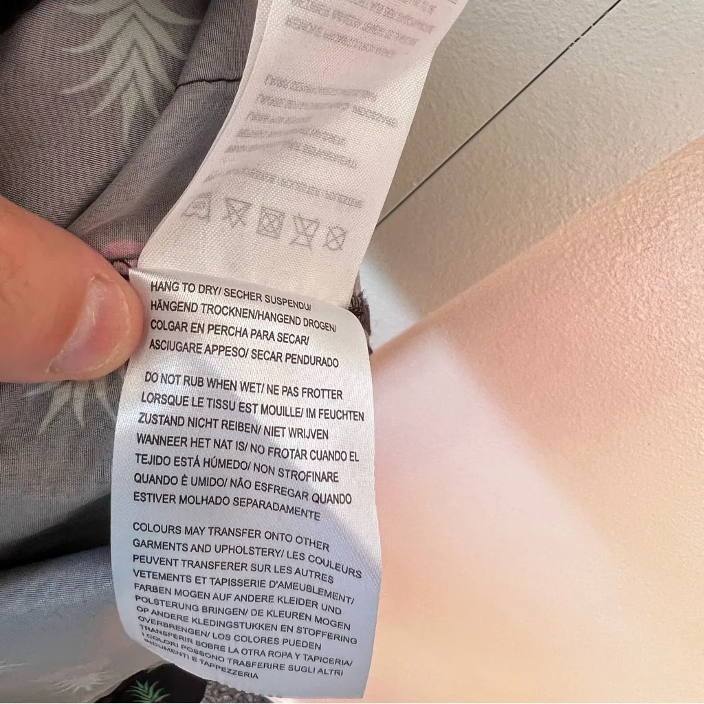 Brave Soul Women’s Black Pineapple Raincoat Jacket Zip Size 16‎ - Image 13