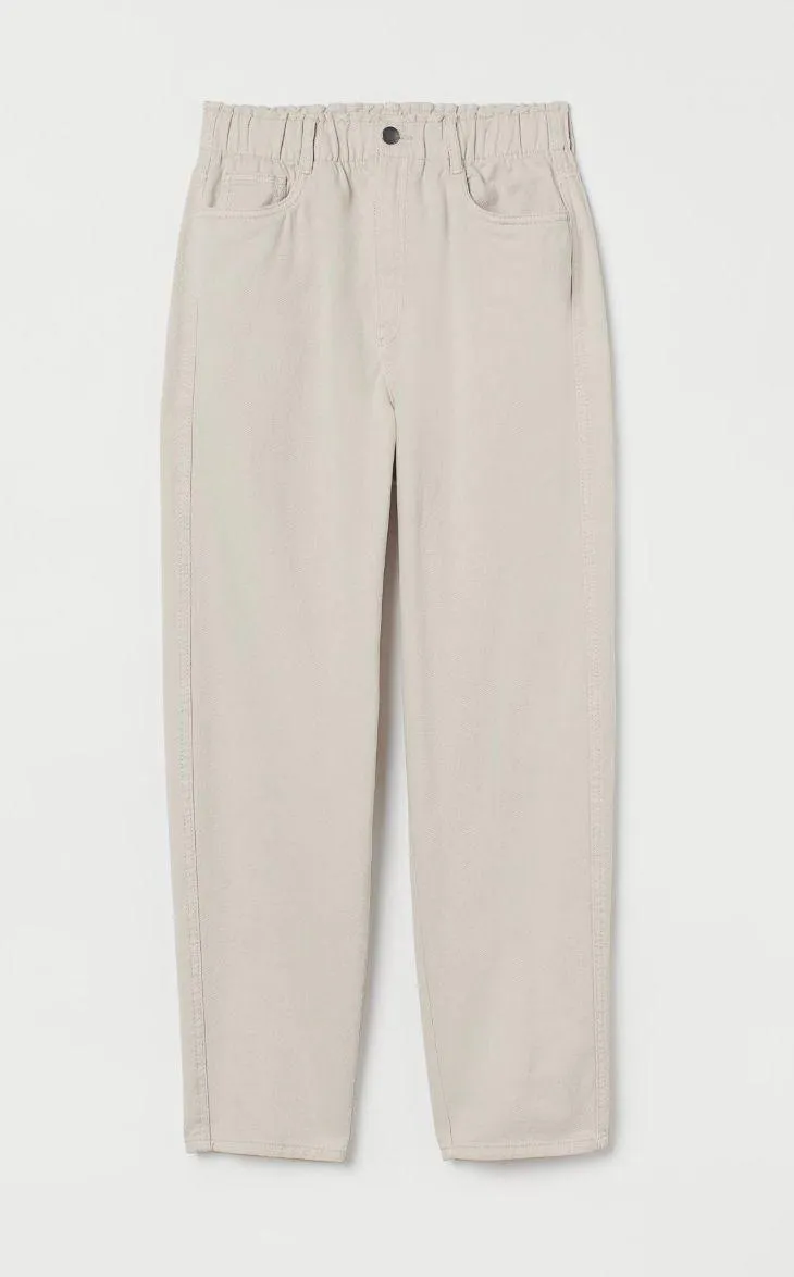 H&M Slim Mom White Jeans - Image 2