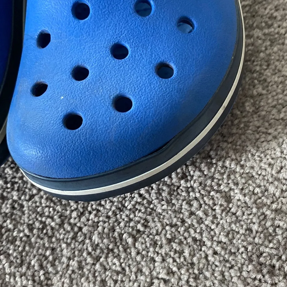 Crocs Classic Clogs Blue Lightweight Slip-On Shoes SIZE 6M 8W - Image 3