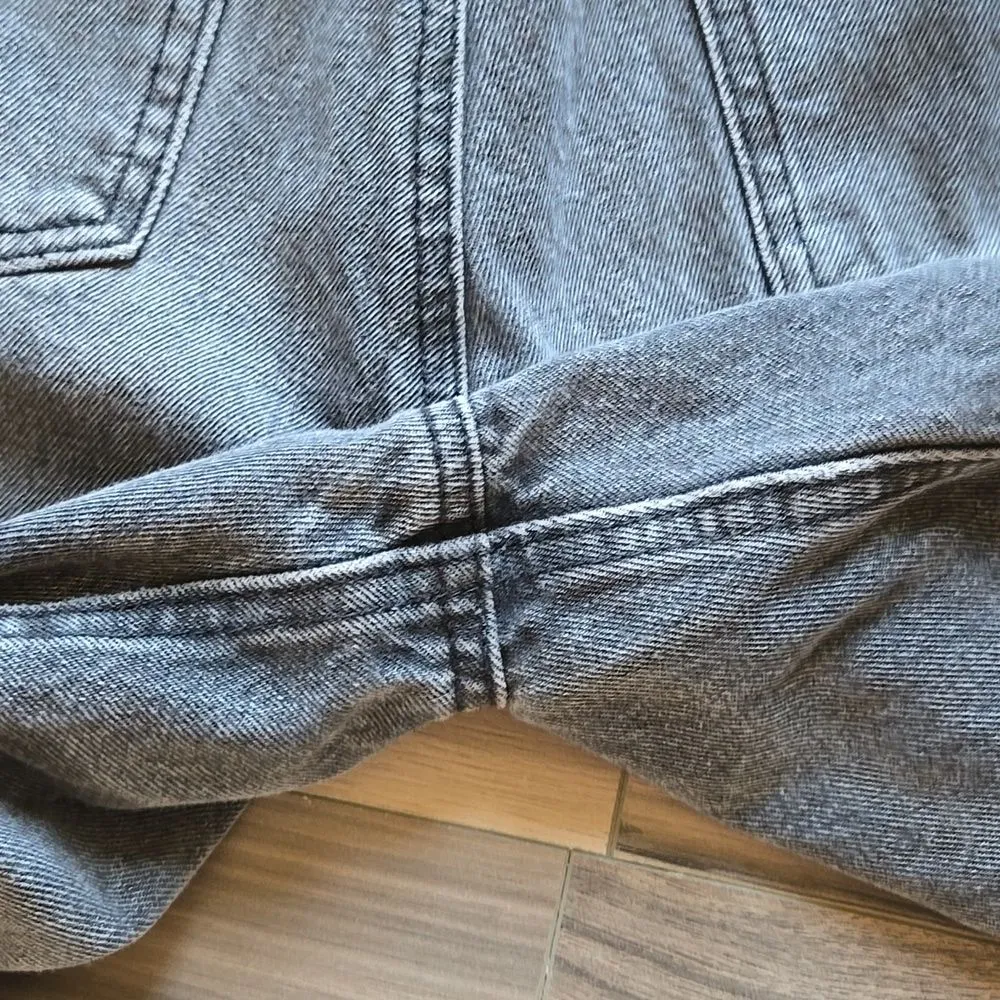 Missguided High Rise Mom Jeans 4R Black/grey Y2k Washed Retro Grungecore - Image 10