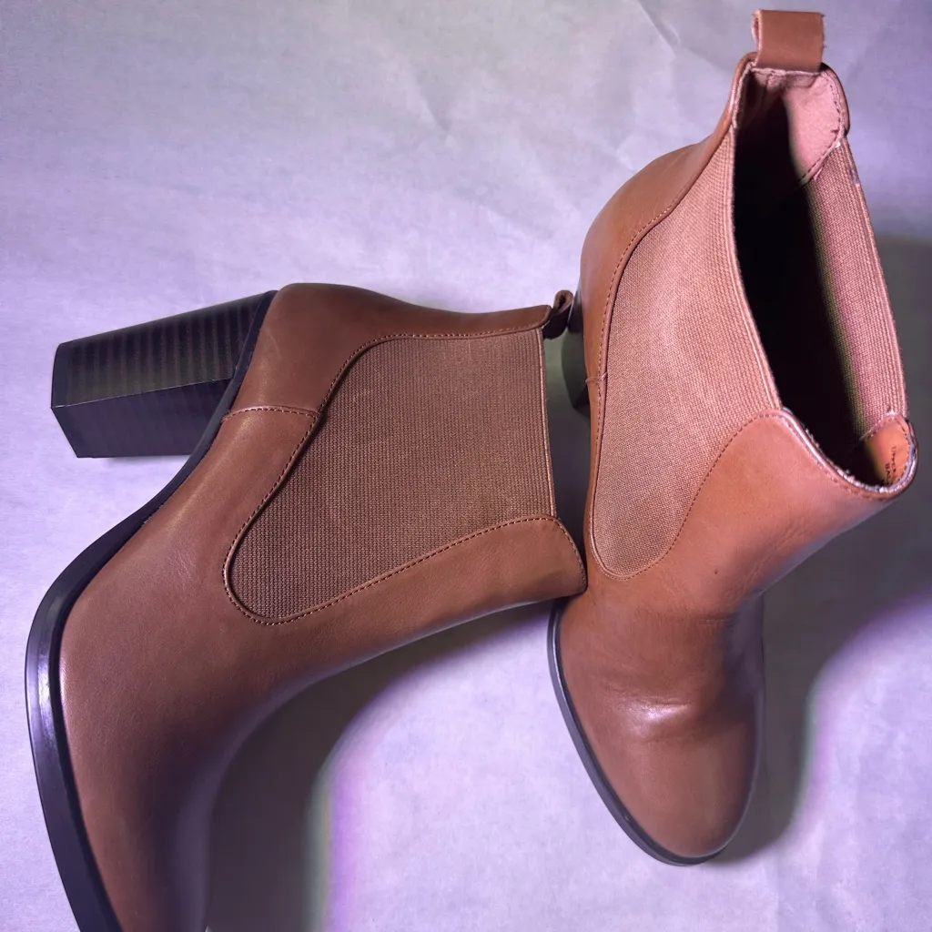 Isaac Mizrahi Tan Ankle Booties - Image 8