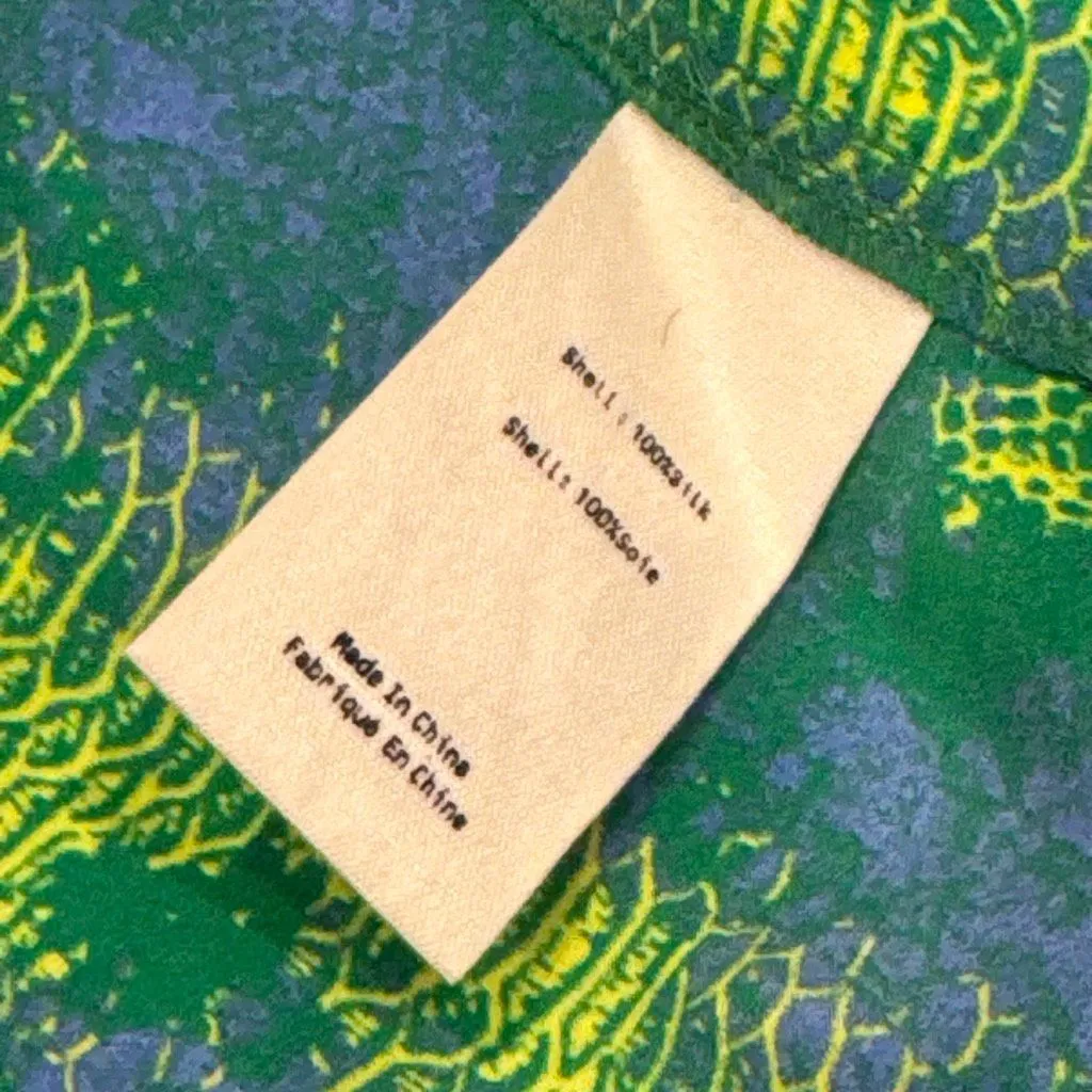 L’agence Dani Amazon Silk Blouse size small - Image 4