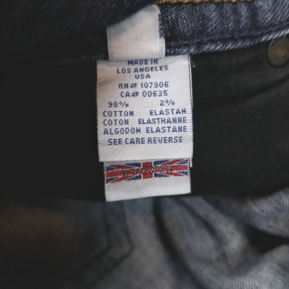 Hudson Signature Bootcut Jeans Medium Blue Wash Sz 28 - Image 9