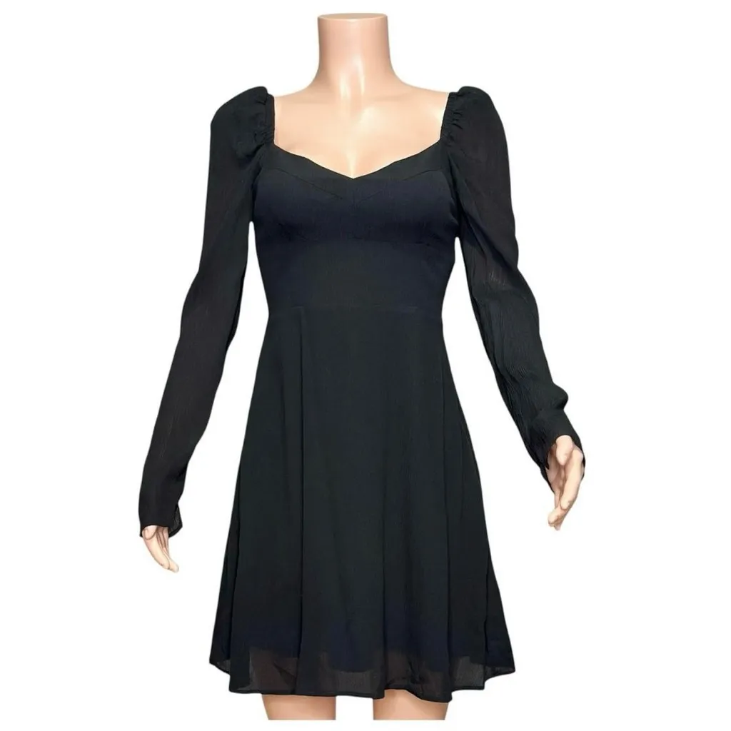 HILL HOUSE Felicity Mini Dress, Black, Medium - Image 7