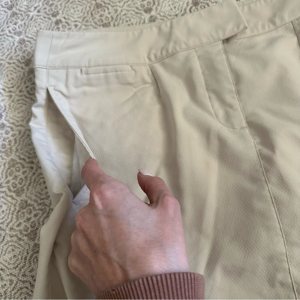 Puma Solid Tech Golf Skirt In Oatmeal - Image 2