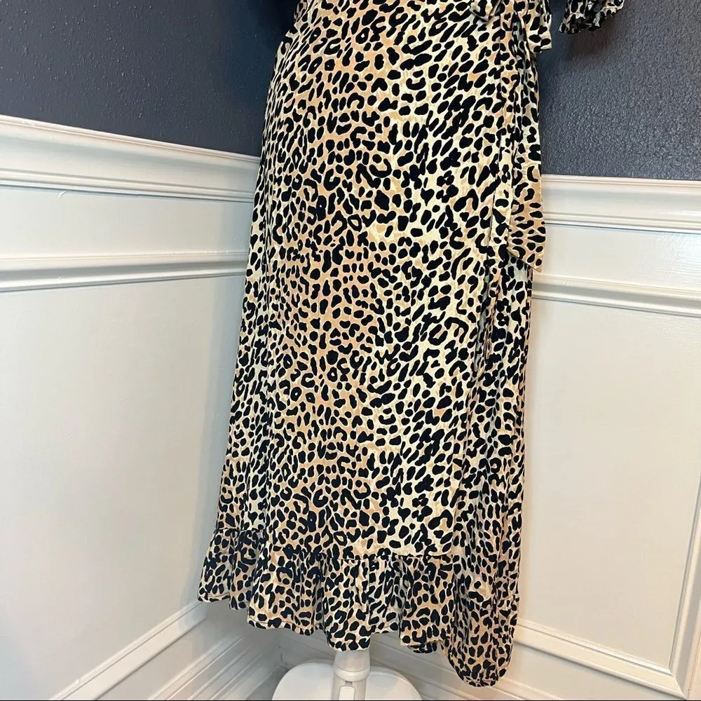 Faithfull The Brand Abbey Midi Wrap Dress - Image 9