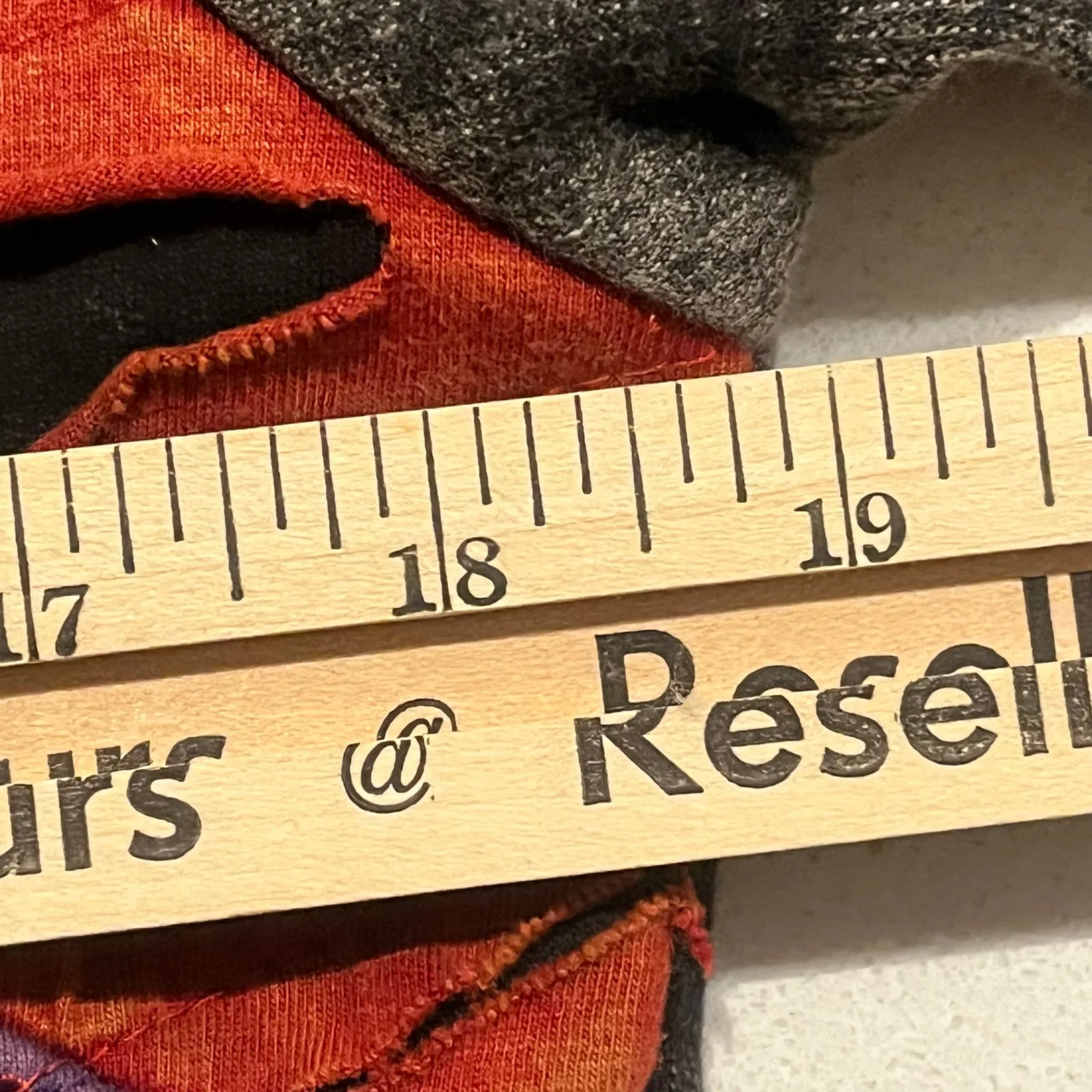 Raising international‎ Large Long Hoodie Jacket Embroidered Pieces Grunge Emo Gray - Image 5