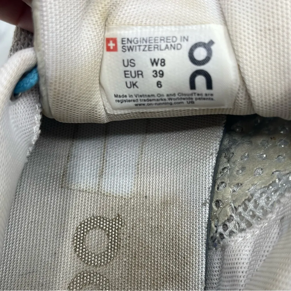 on cloud  On Running Cloudtec Size 8 Athletic Sneakers Shoes - Image 11