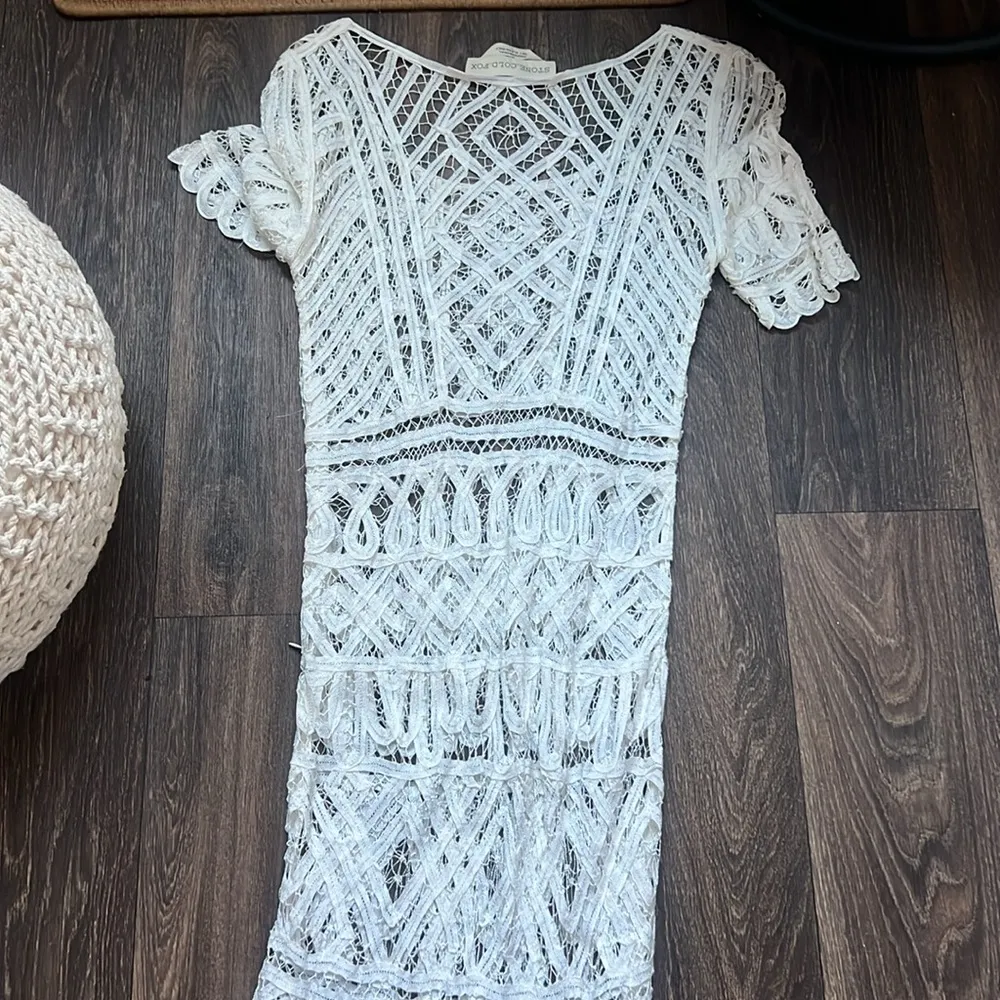 Stone Cold Fox White Cut Out Dress - Image 5