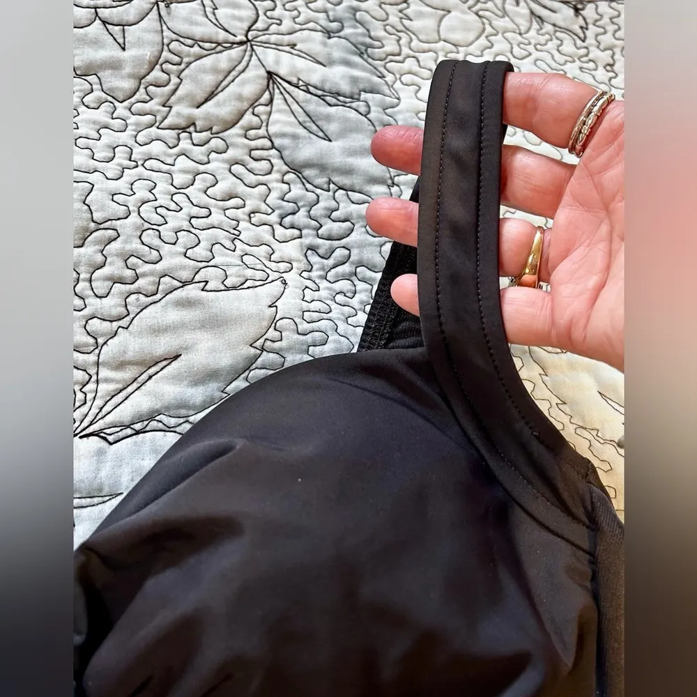 MIRACLESUIT Black Slimming /Shaping Tummy Control One Piece Modest Suit Sz 8 - Image 4