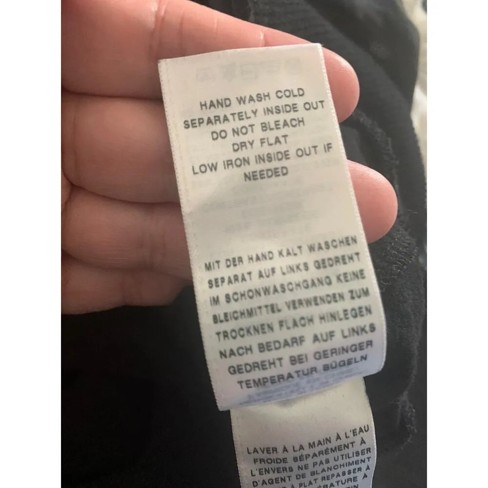 True religion black flower hoodie size medium - Image 8