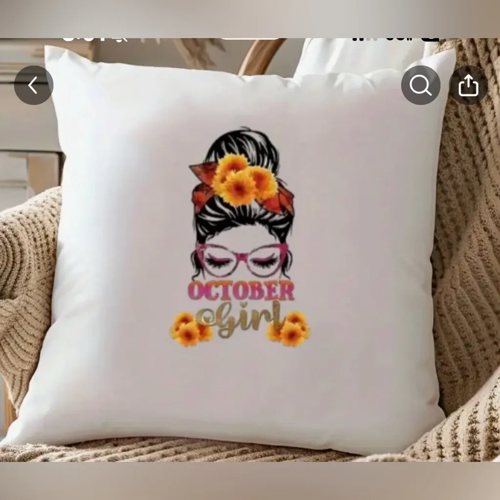 Handmade ‎ Pink October Graphic Sweatshirt - Image 2