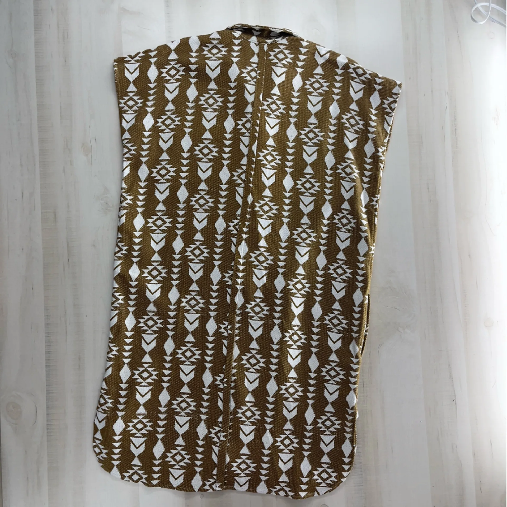 SBJ AUSTIN high end cotton printed Aztec handmade dress women’s casual White Size undefined - Image 7