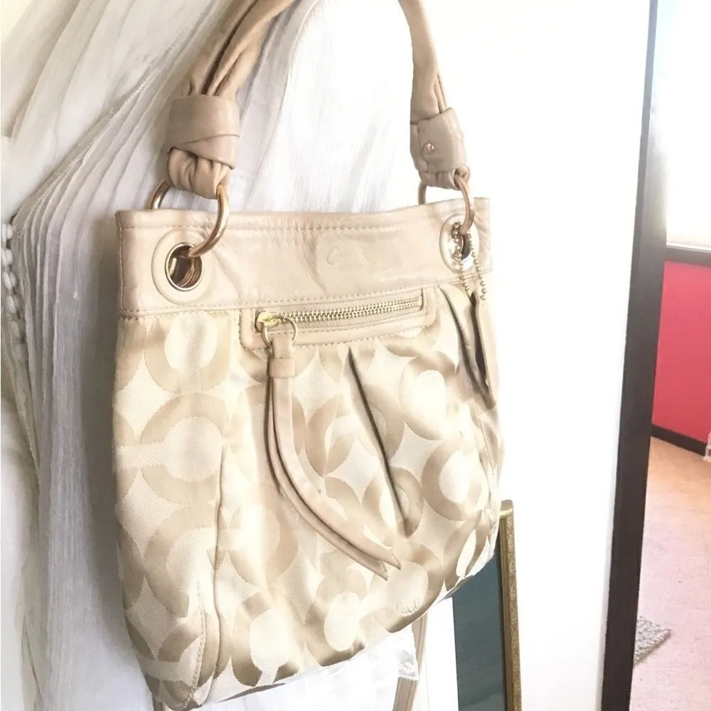 Coach Parker Op Art Shoulder Handbag - Image 5