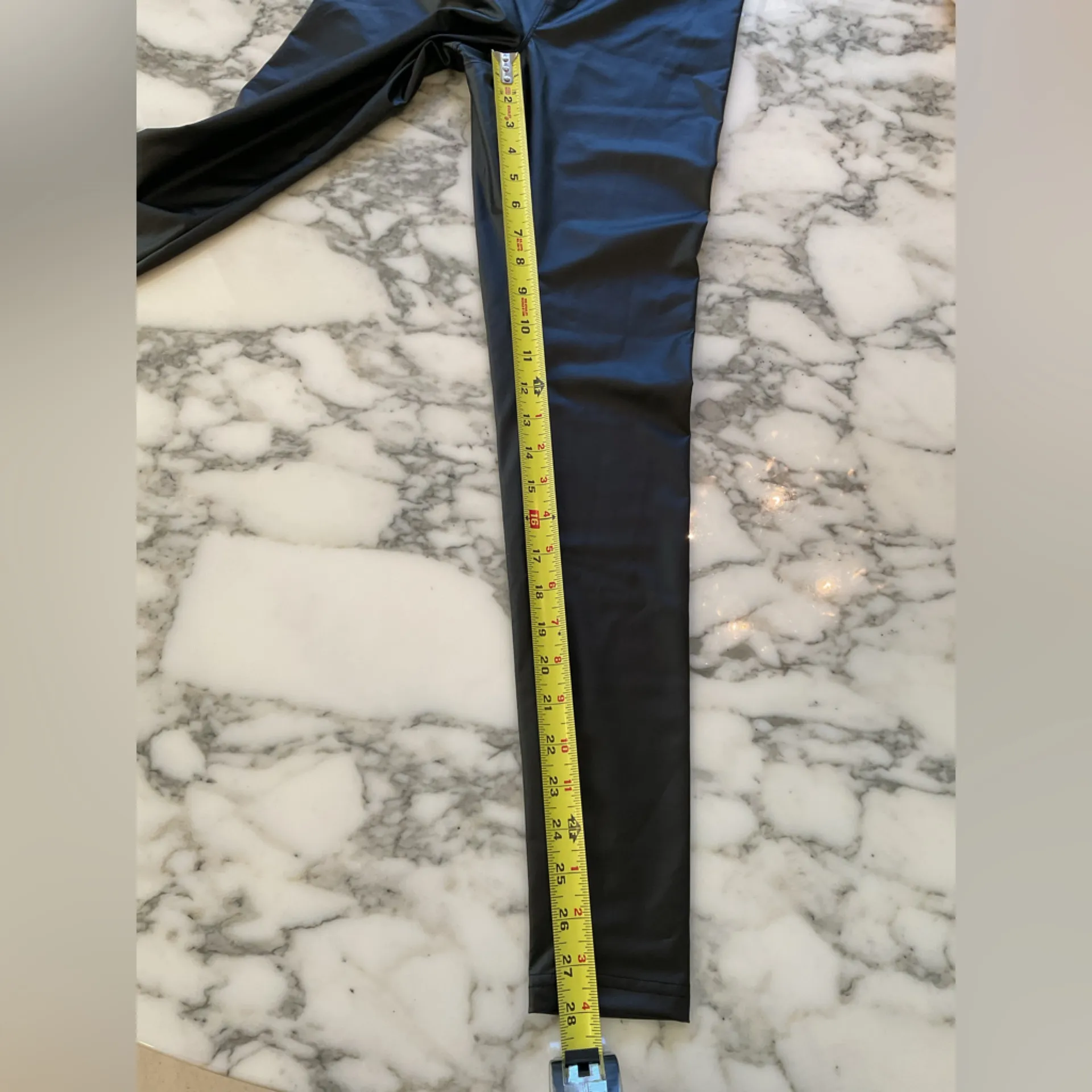 NWOT Aerie Offline Real Luxe Black Faux Leather Legging Sz Small - Image 8