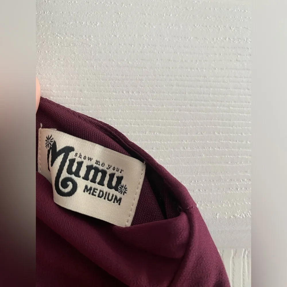 Show Me Your Mumu Godshaw Goddess Gown in Merlot M - Image 8