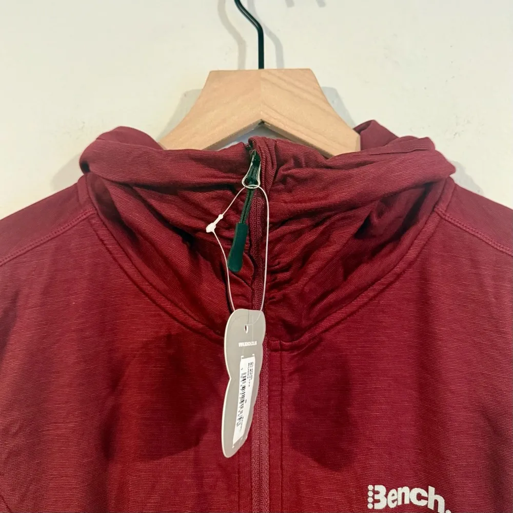 BENCH WOMENS COWL NECK FULL ZIP LIGHT WEIGHT ACTIVE LONG SLEEVE SIZE SMALL - Image 5