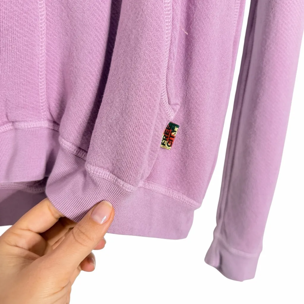 Freecity Purple Hoodie Size L - Image 2